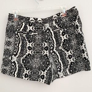 LOFT Snake Print Shorts